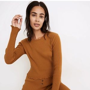 NWT | Madewell | Ribbed Pajama Baby Tee